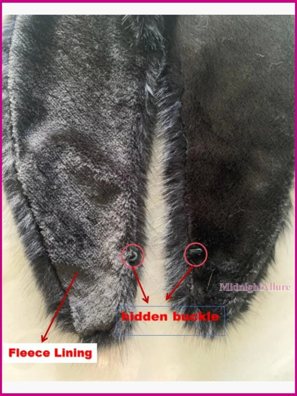 Faux Fur Collar and Wrist Cuffs Set Winter Neck Warmer Shawl Wrap
